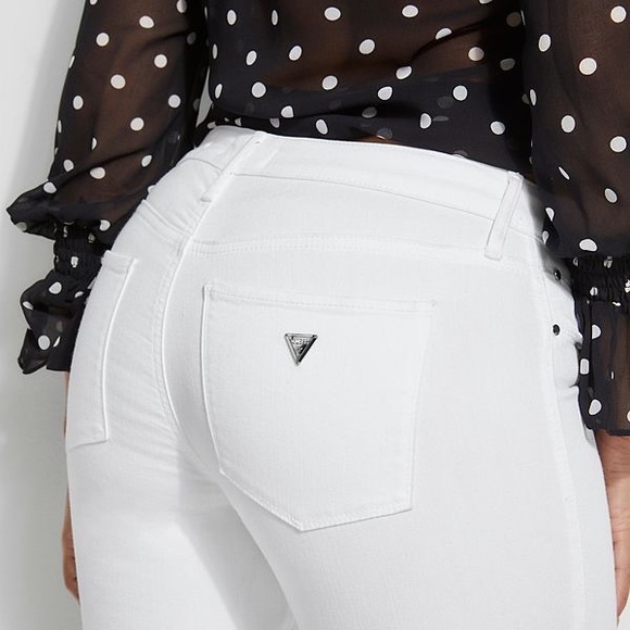 Guess sexy curve white ankle jean size 26 - Picture 3 of 8